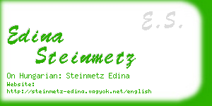 edina steinmetz business card